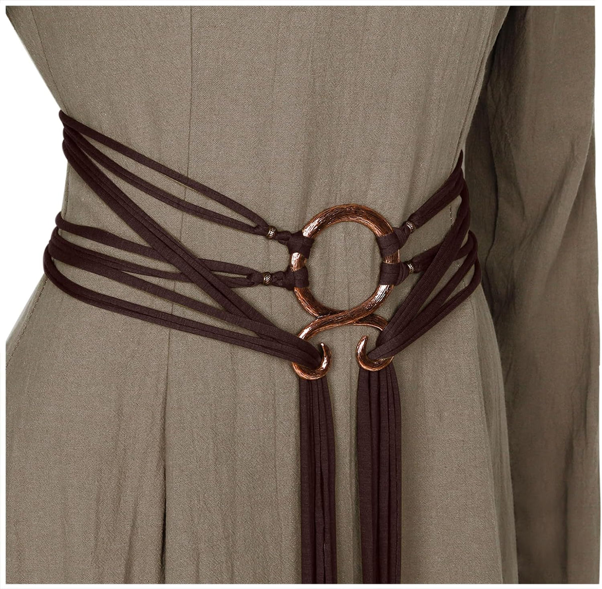 Viking Troll Cross Belt Women Extra Long Rope Belt Main image
