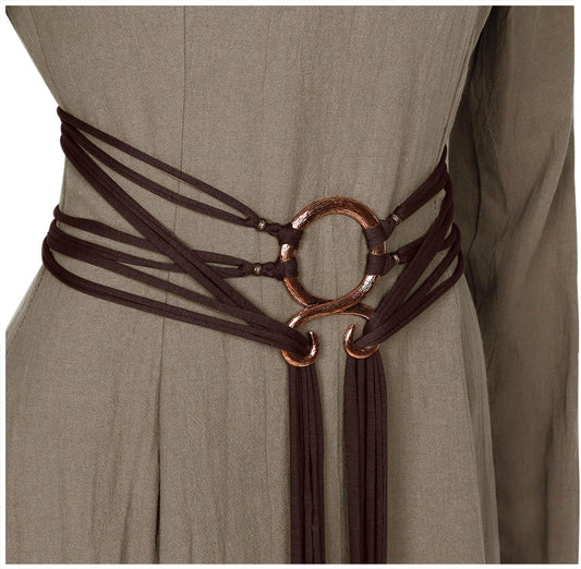 Viking Troll Cross Belt Women Extra Long Rope Belt