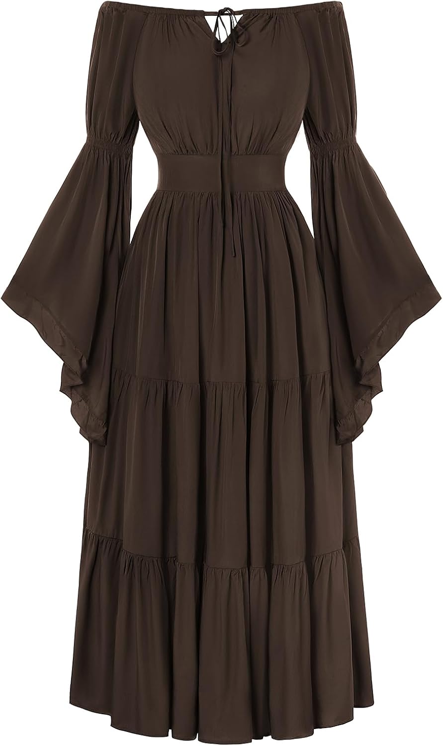 Scarlet Darkness Renaissance Dress Women Long Sleeve Off Shoulder Dresses