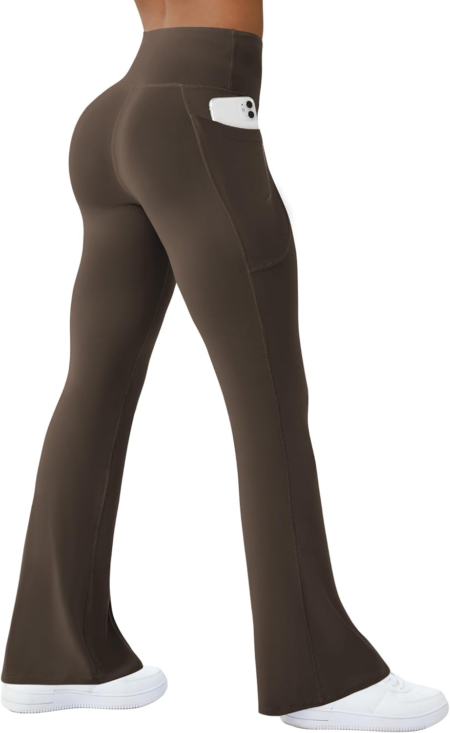 Womens Yoga Pants With Pockets High Waisted Flare Leggings