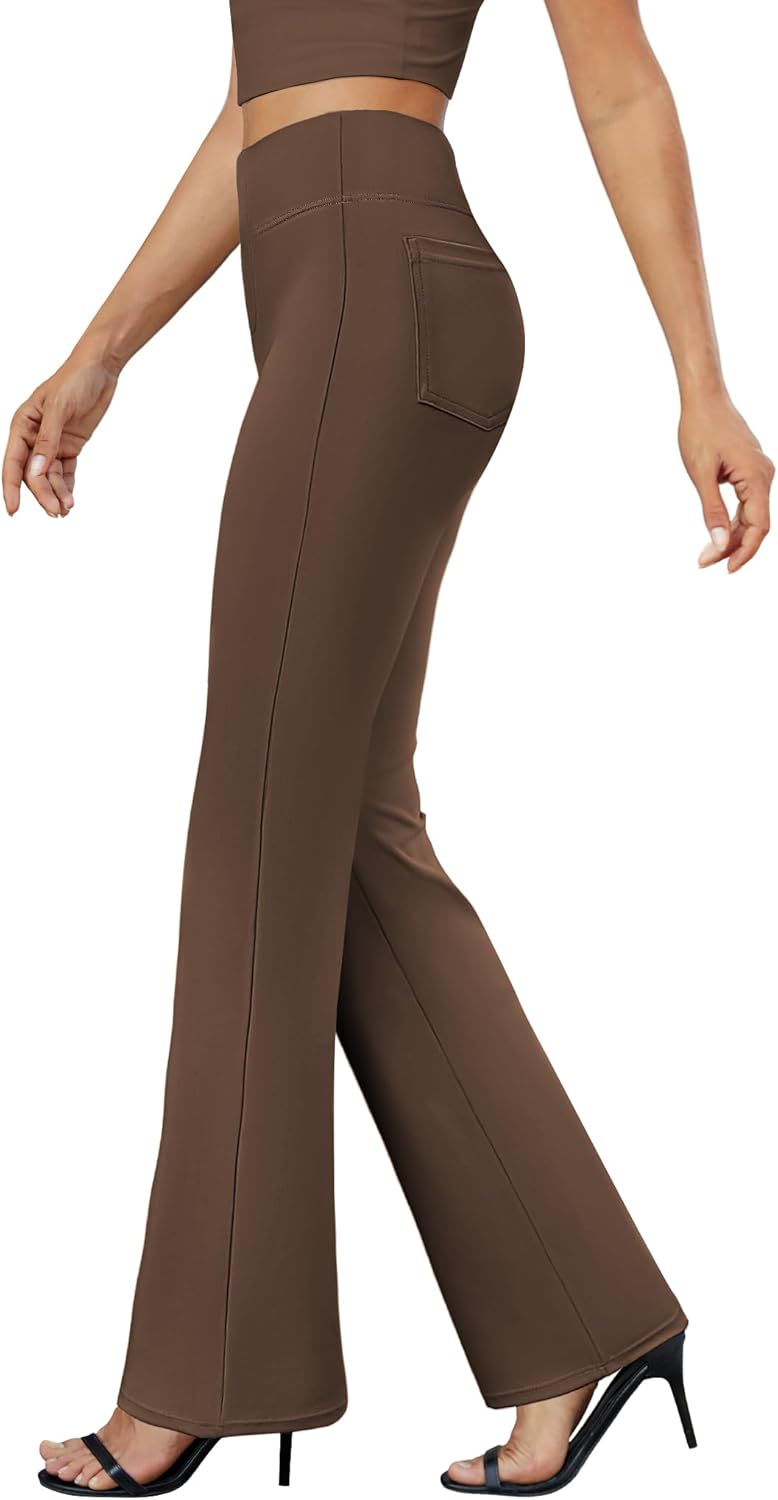Womens Bootcut Dress Pants Business Casual Work Pants With