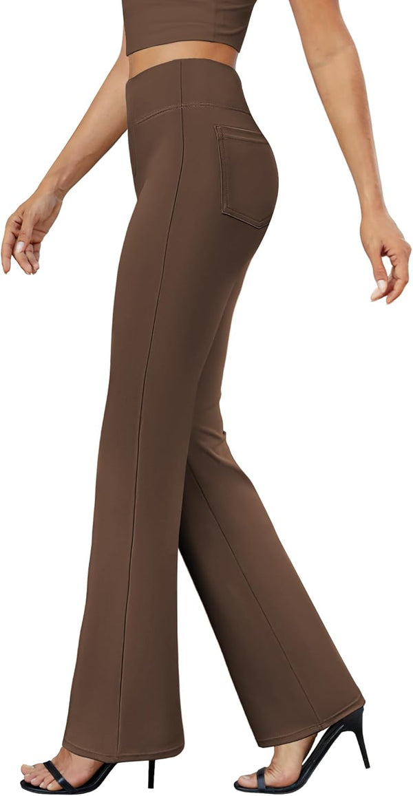 Womens Bootcut Dress Pants Business Casual Work Pants With