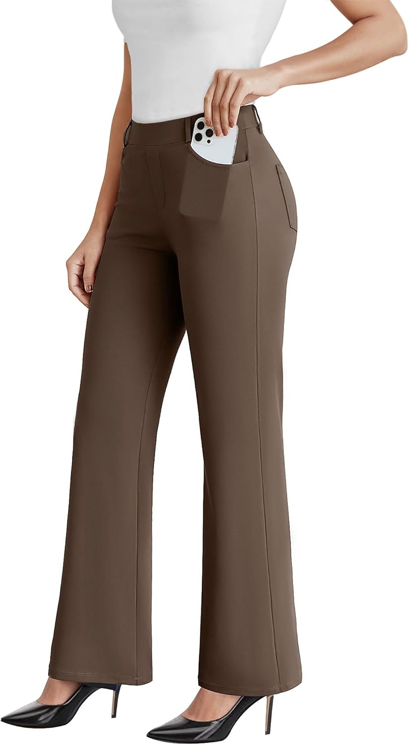 Dress Work Pants Women Business Casual Slack Trousers Stretchy