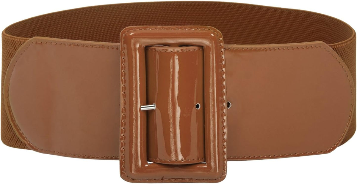 Women's Stretchy Belt 1950s 3 Inch Wide Elastic Belts