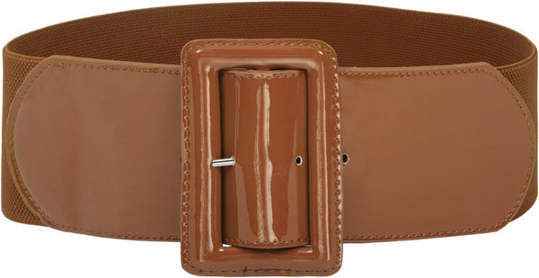 Women's Stretchy Belt 1950s 3 Inch Wide Elastic Belts