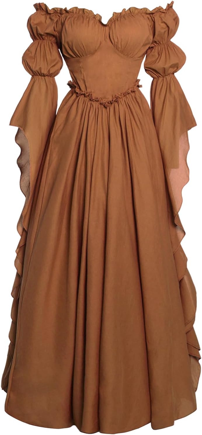 Medieval Renaissance Costume Dress Victorian Dresses for Women
