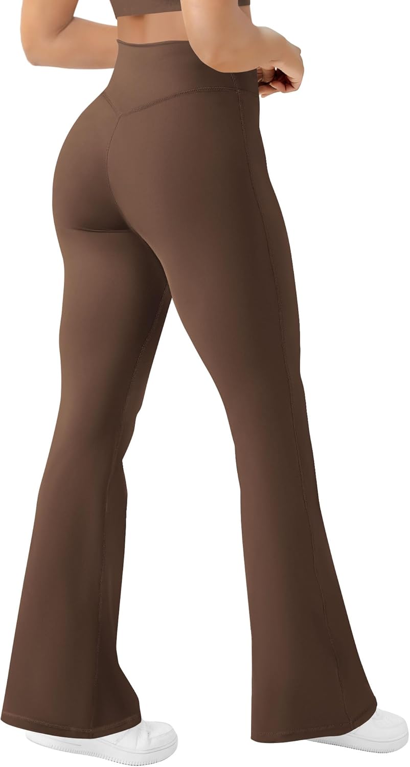 Women's Yoga Pants Bootcut Flare Leggings Flared Bell Bottom Leggings