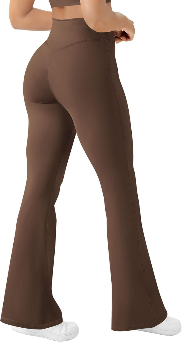 Women's Yoga Pants Bootcut Flare Leggings Flared Bell Bottom Leggings