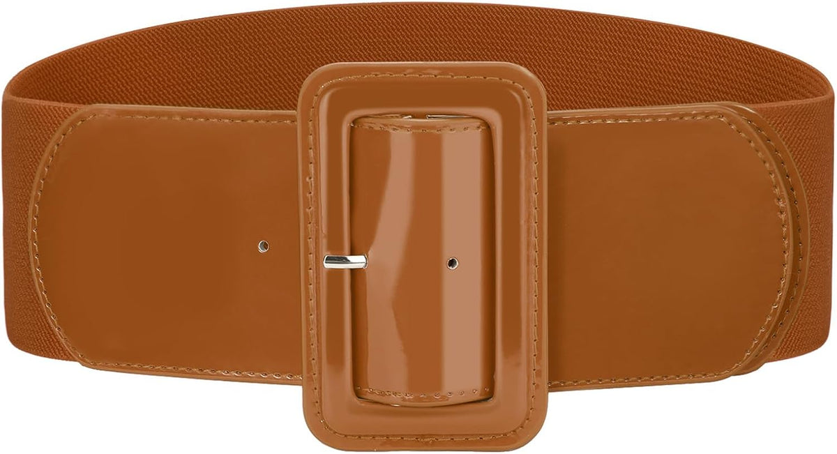 Stretchy Wide Women Belts Elastic Vintage Belts for Women Fashion Ladies Waist Belt for Dress