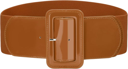Stretchy Wide Women Belts Elastic Vintage Belts for Women Fashion Ladies Waist Belt for Dress