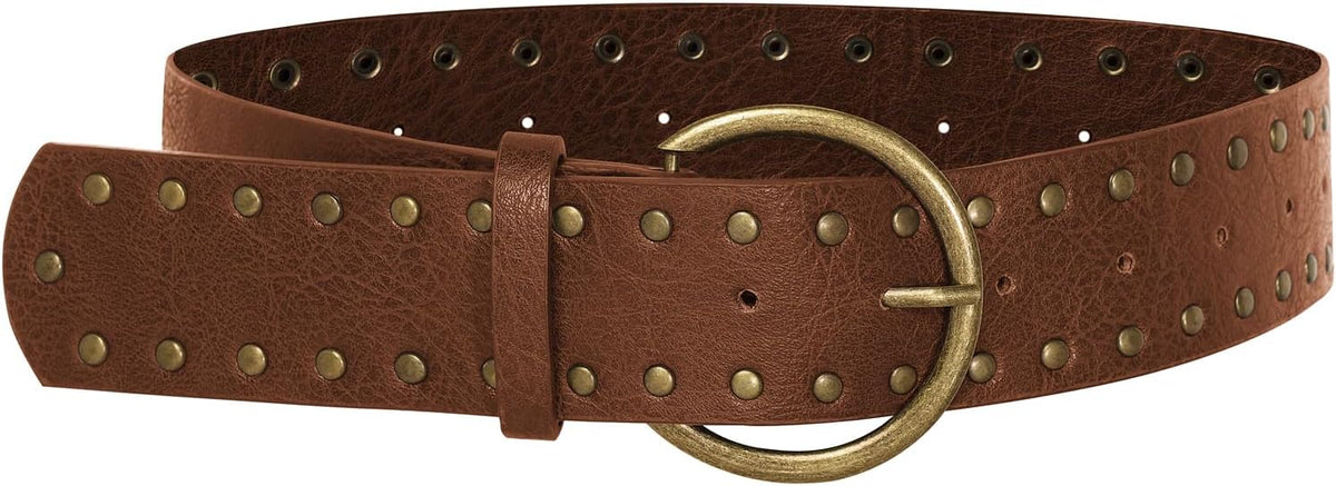 Scarlet Darkness Western Belt For Women Leather Cowboy Belt With
