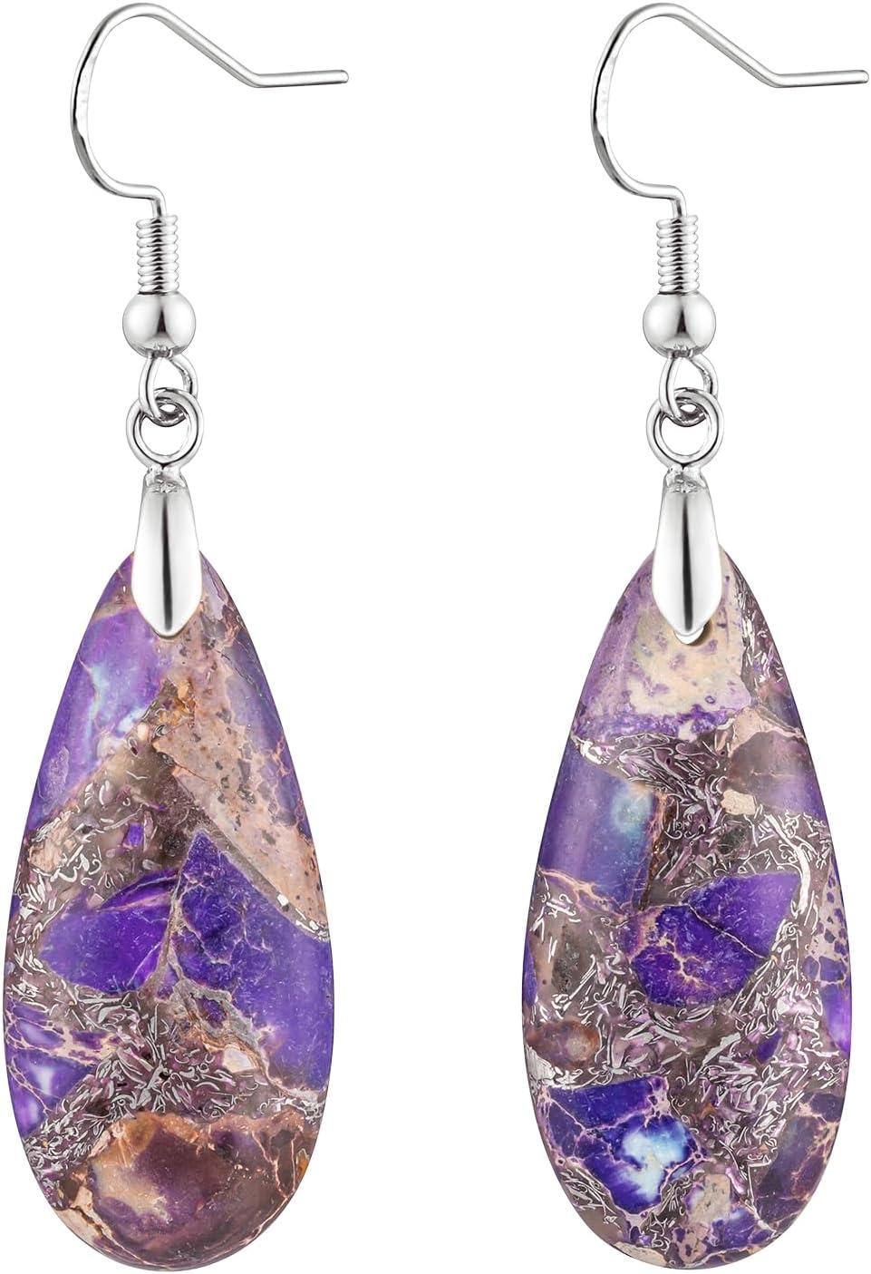 Imperial Jasper Teardrop Earrings