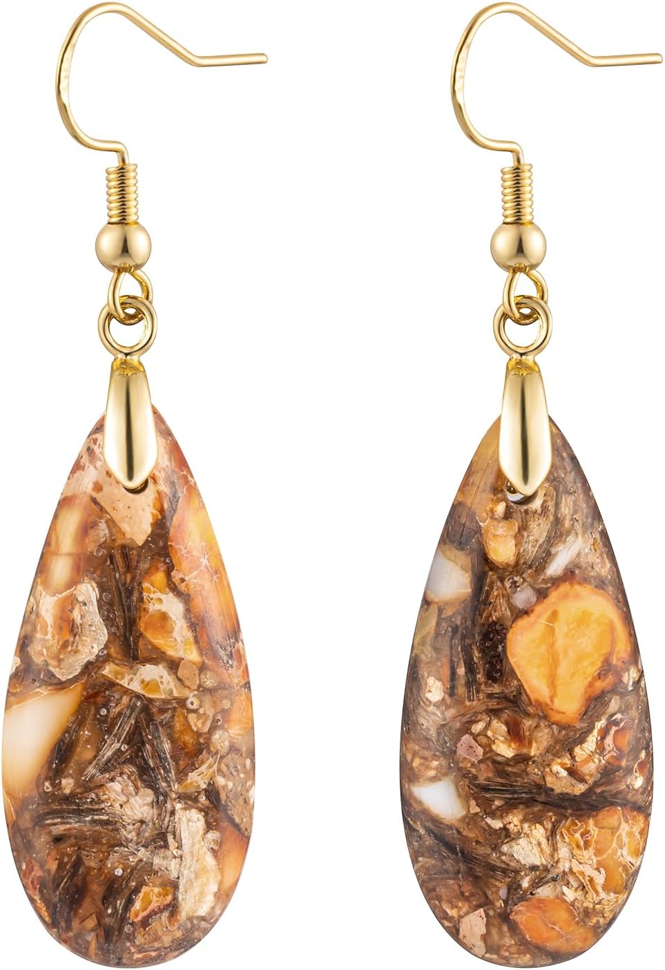 Imperial Jasper Teardrop Earrings