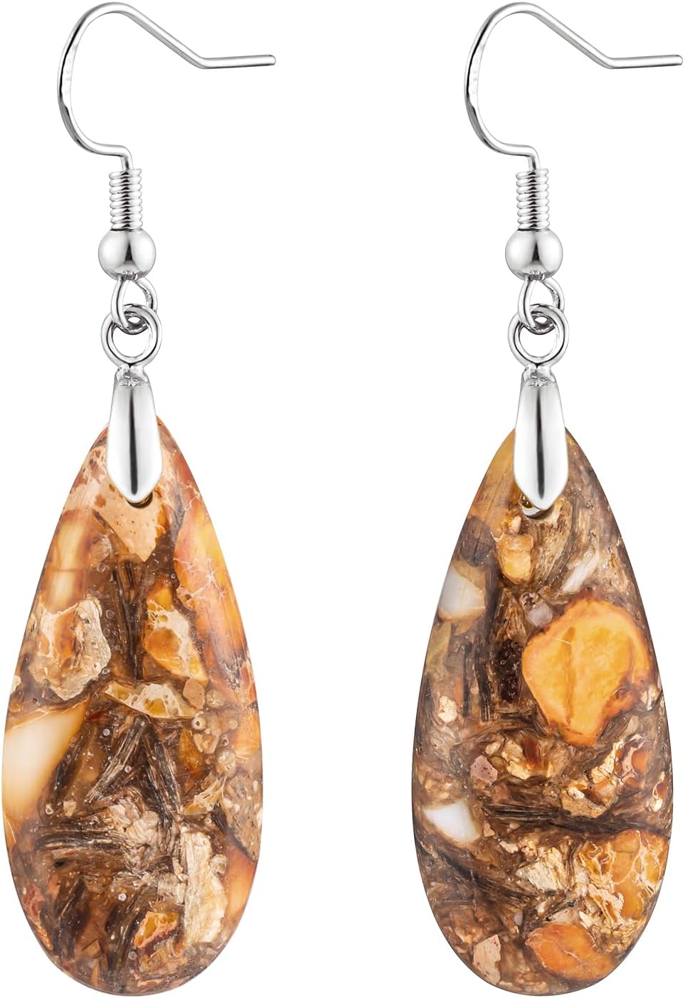 Imperial Jasper Teardrop Earrings