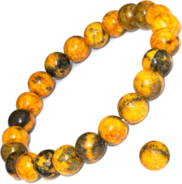 Natural Gemstone Stretch Elastic Bracelet