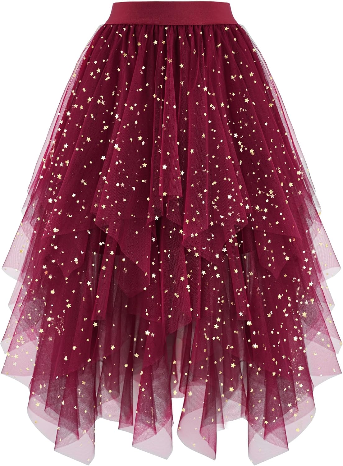 High Low Layered Puffy Fairy Tulle Skirts