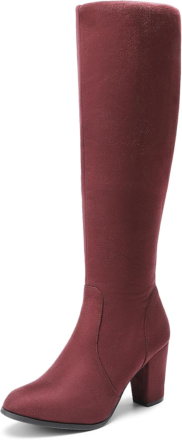 DREAM PAIRS Women's Knee High Winter Fall Tall Riding Boots