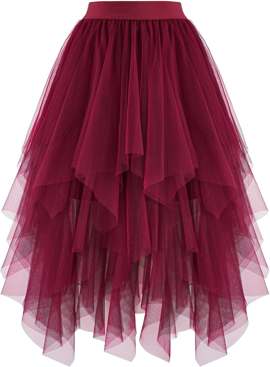 High Low Layered Puffy Fairy Tulle Skirts