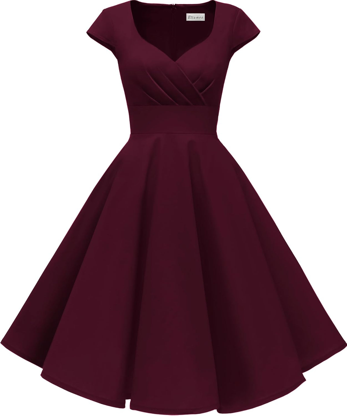 1950s Retro Vintage Elegant Dress with Pockets