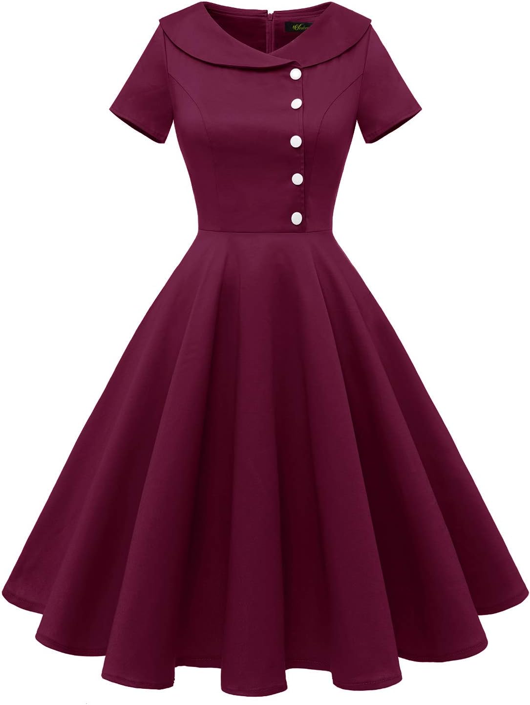 Wedtrend Women's 1950s Vintage Audrey Hepburn Style Cocktail Swing Dresses
