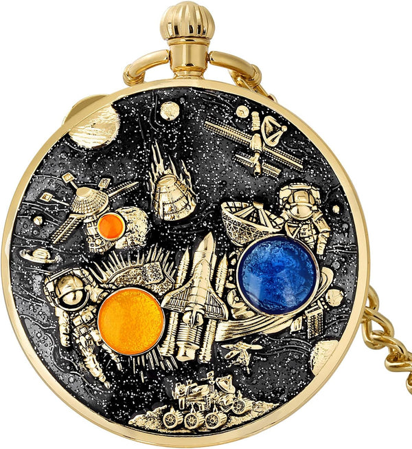 Men's Musical Pocket Watch — Collectible Gift