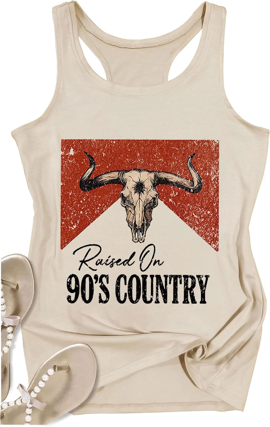 Womens Tank Tops Summer Racerback Graphic Tanks Beach Vacation Tops Loose Running Athletic Sleeveless Shirt Cami