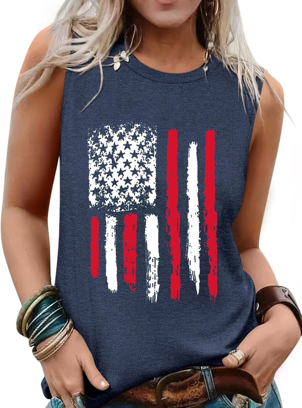 Womens Tank Tops Summer Sleeveless Tank Top Beach Vacation Tops Loose Running Athletic T-Shirt
