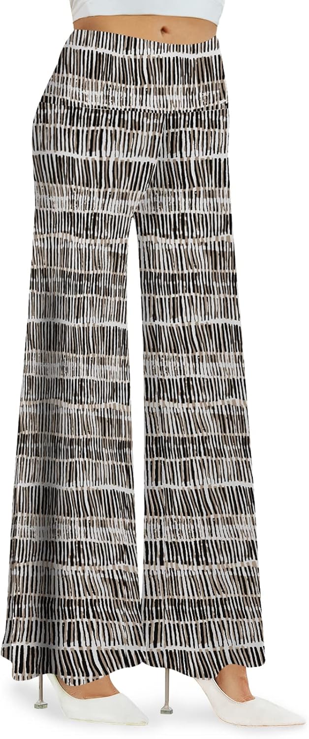 Women's Stretchy Wide Leg Palazzo Lounge Pants Casual Comfy
