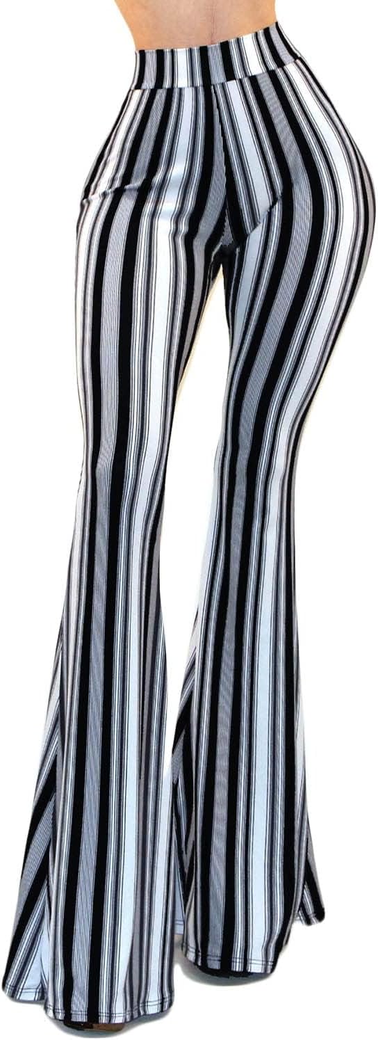 Women's Usa Lightweight Boho Comfy Stretchy Bell Bottom