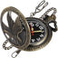 Hollowed-Out Eagle Quartz Men's Pocket Watch