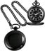 Smooth Alloy-Steel Quartz Pocket Watch