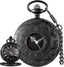 Roman Numerals Scale Quartz Pocket Watches with Chain Christmas Gift