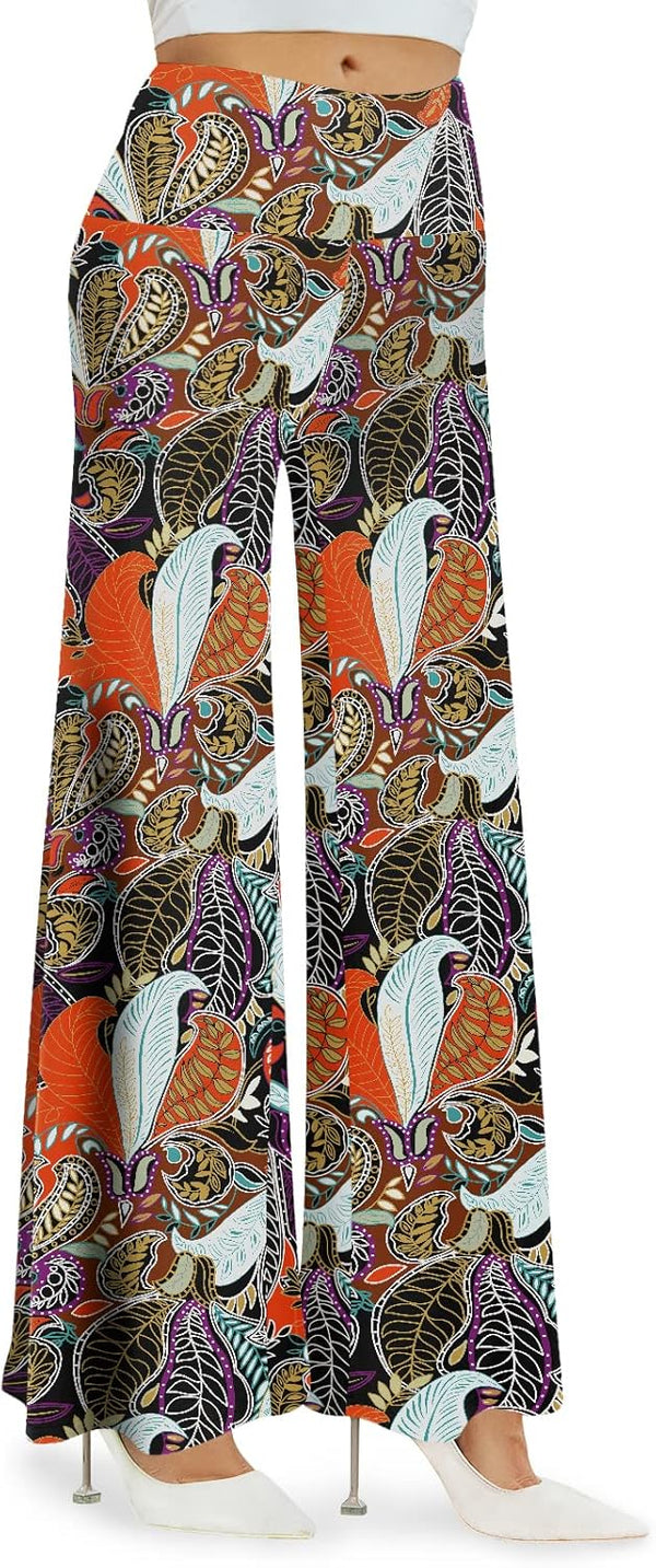 Women's Stretchy Wide Leg Palazzo Lounge Pants Casual Comfy