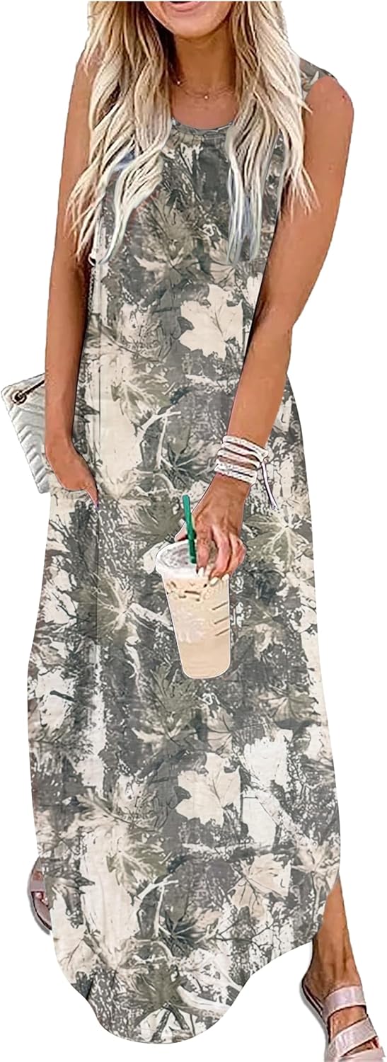CHUNTIANRAN Maxi Dresses for Women Summer Outfits Boho Beach Long Dresses Casual Sundresses Resort Wear for Women 2026