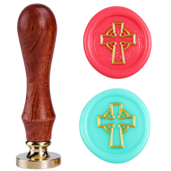 Celtic Knot Triquetra Wax Seal Stamp - Trinity Knot Sealing Wax Infinity Symbol of Endless Love - Good Luck Amulet - Irish Witchcraft Wicca Magic Wolf Vintage