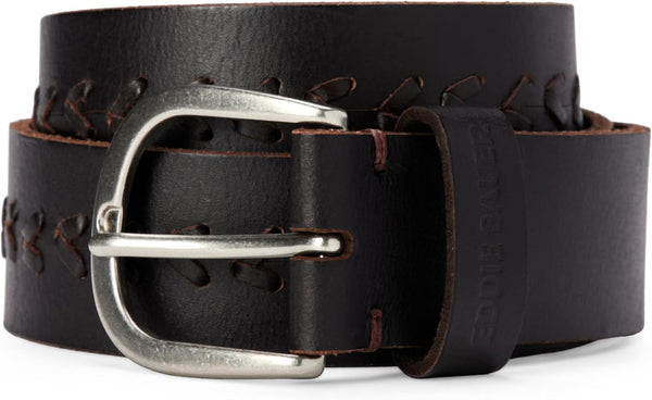 Eddie Bauer Women's Casual Leather Belts With Durable Metal Buckle
