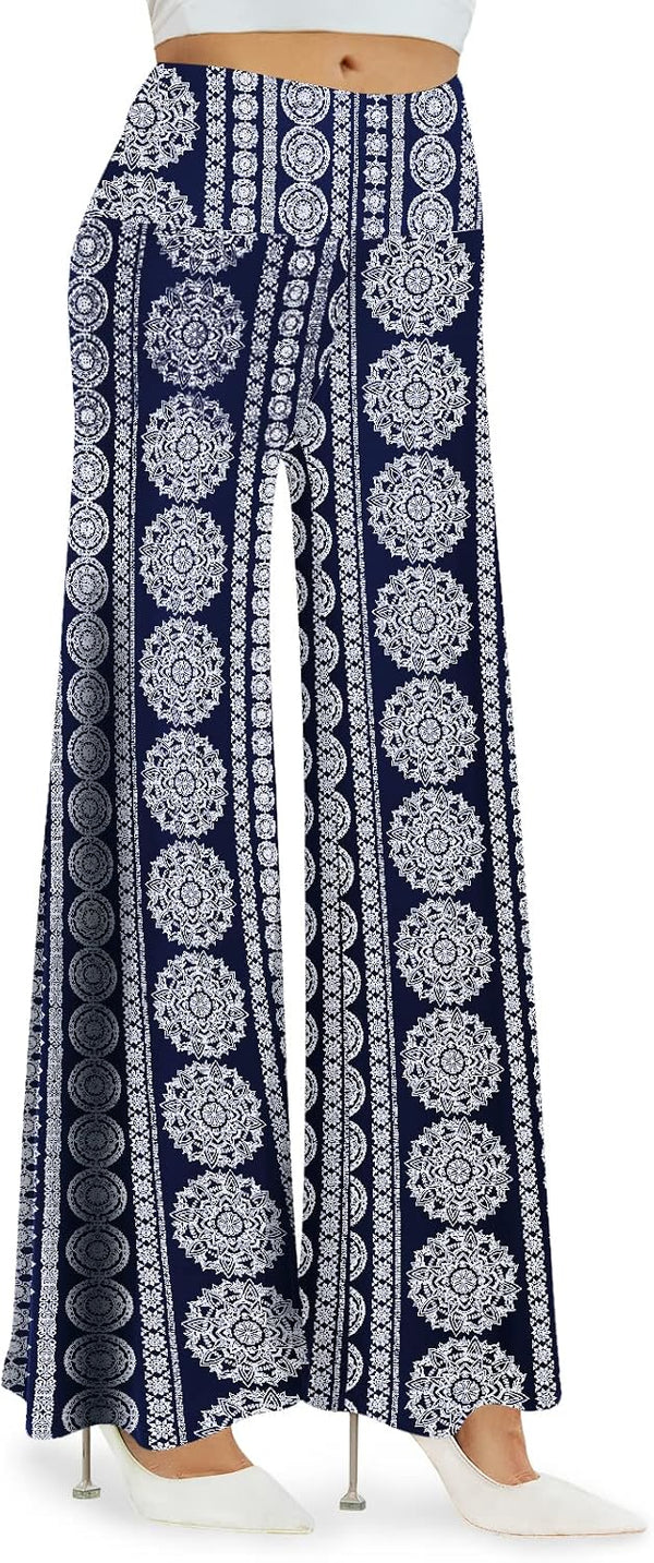 Women's Stretchy Wide Leg Palazzo Lounge Pants Casual Comfy