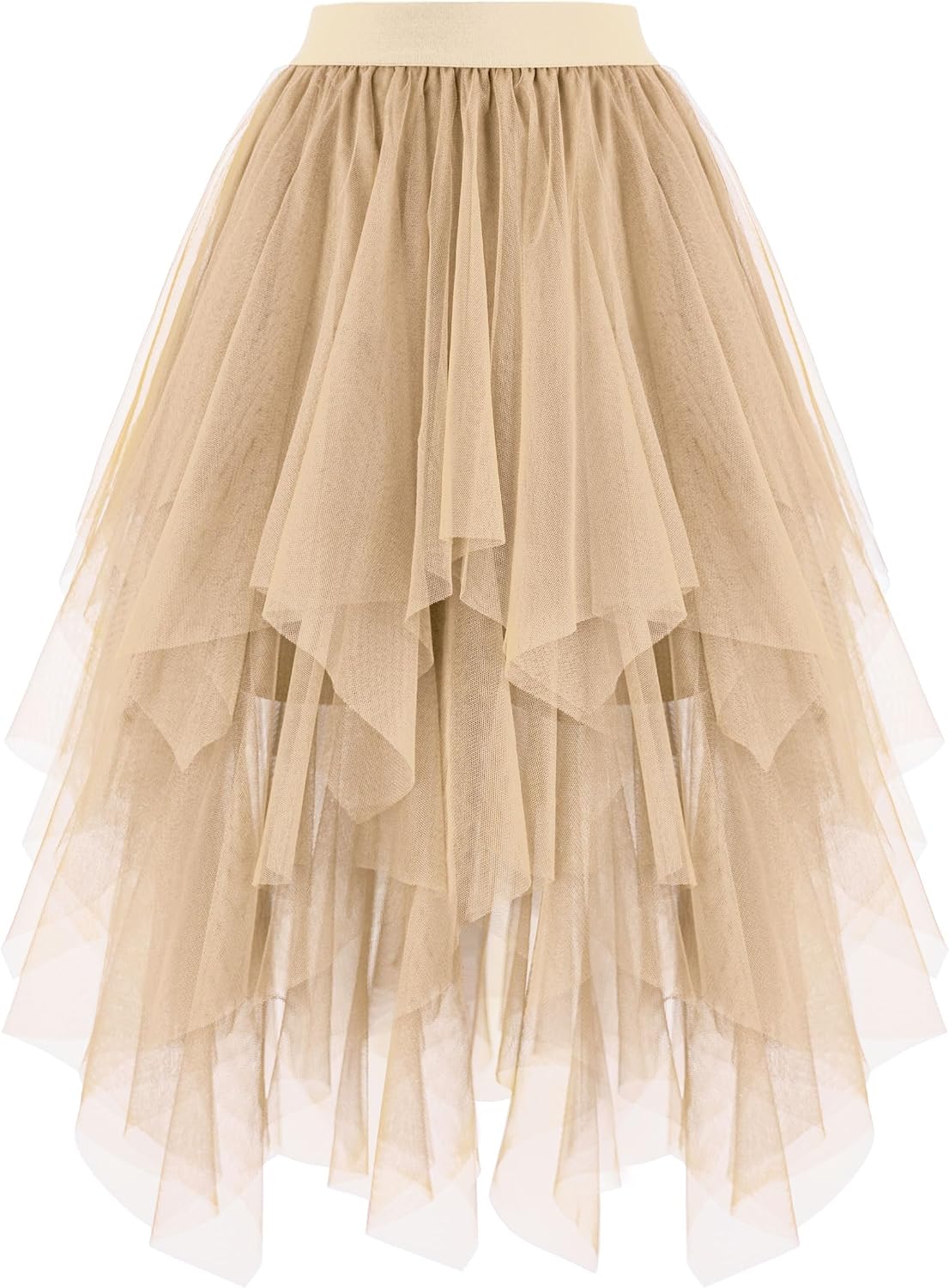 High Low Layered Puffy Fairy Tulle Skirts