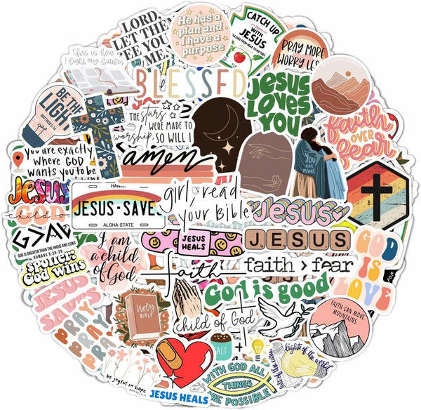 100Pcs Classic Rock Stickers — Rockabilly Guitar & Music Emblems