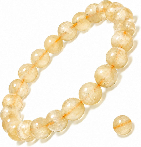 Natural Gemstone Stretch Elastic Bracelet