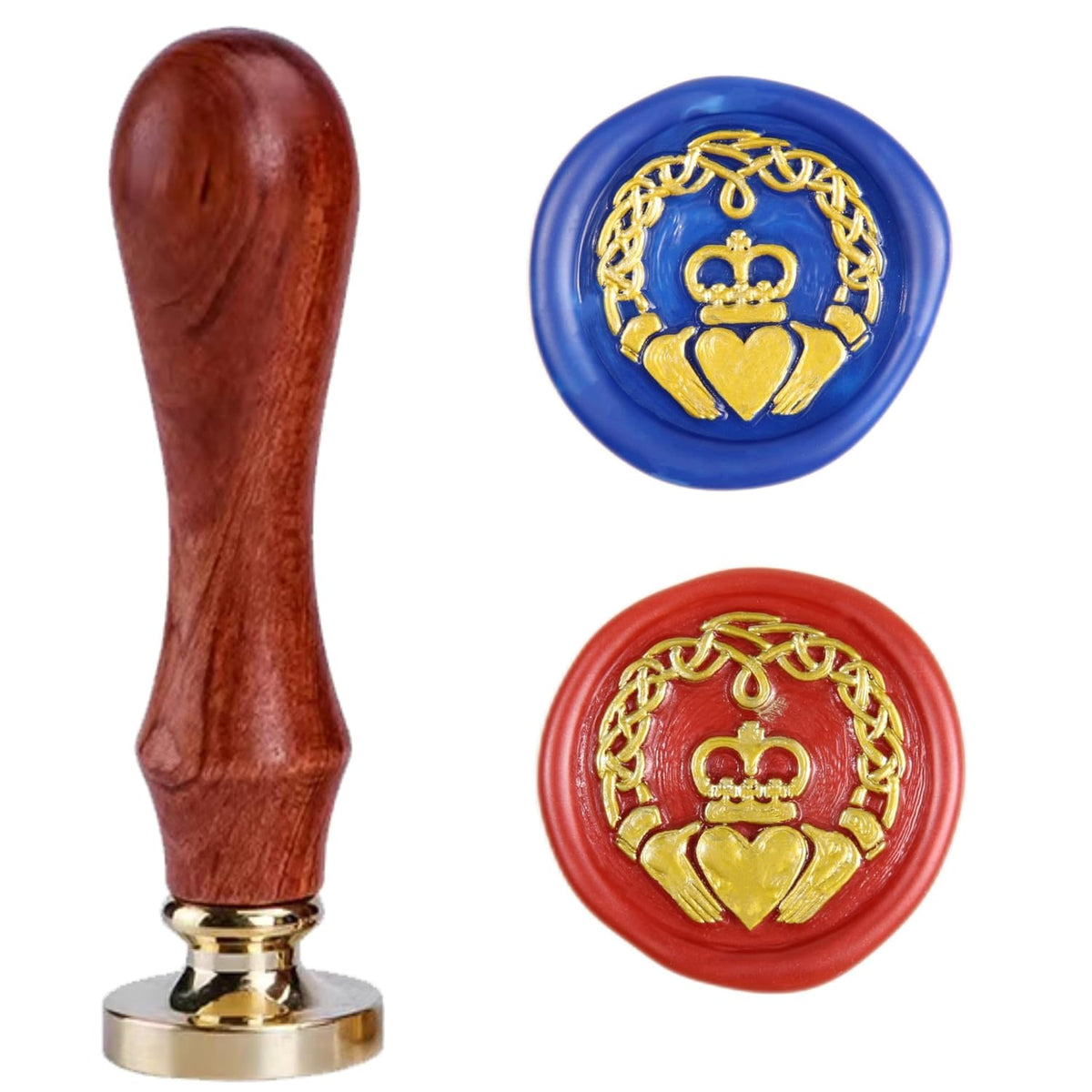 Celtic Knot Triquetra Wax Seal Stamp - Trinity Knot Sealing Wax Infinity Symbol of Endless Love - Good Luck Amulet - Irish Witchcraft Wicca Magic Wolf Vintage