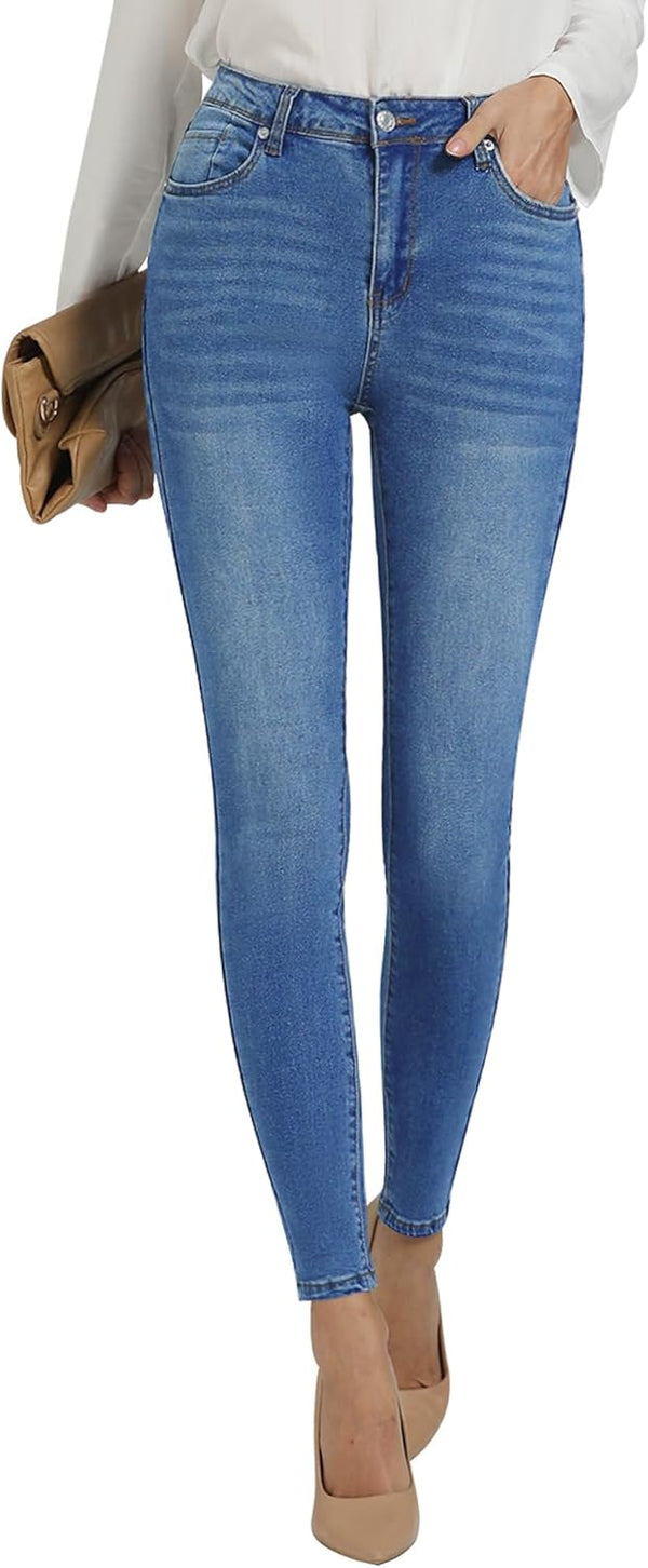 Skinny Jeans For Women High Waist Stretchy Classic High Rise
