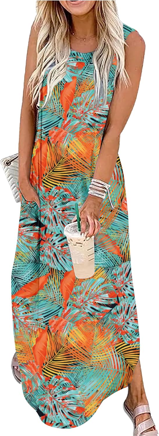 CHUNTIANRAN Maxi Dresses for Women Summer Outfits Boho Beach Long Dresses Casual Sundresses Resort Wear for Women 2026