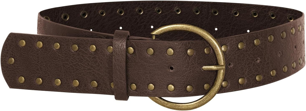 Scarlet Darkness Western Belt For Women Leather Cowboy Belt With