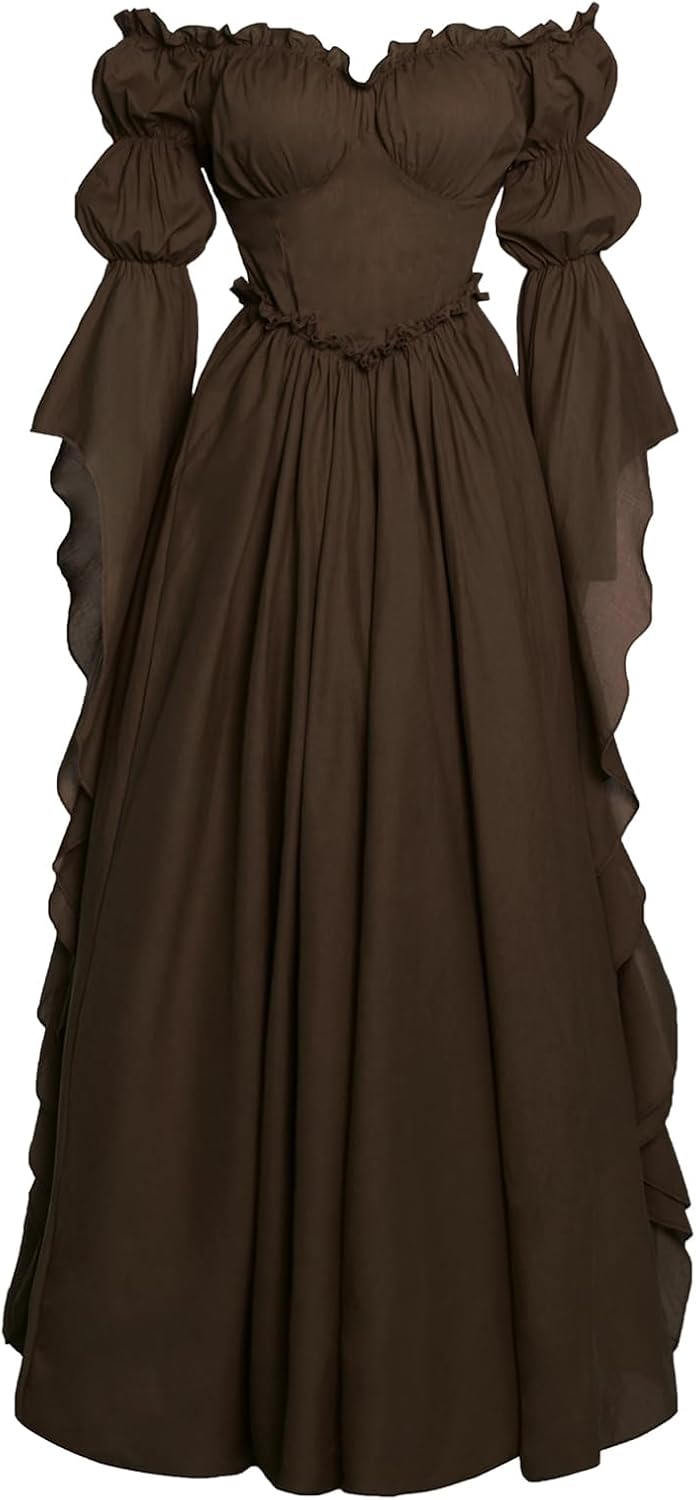 Medieval Renaissance Costume Dress Victorian Dresses for Women