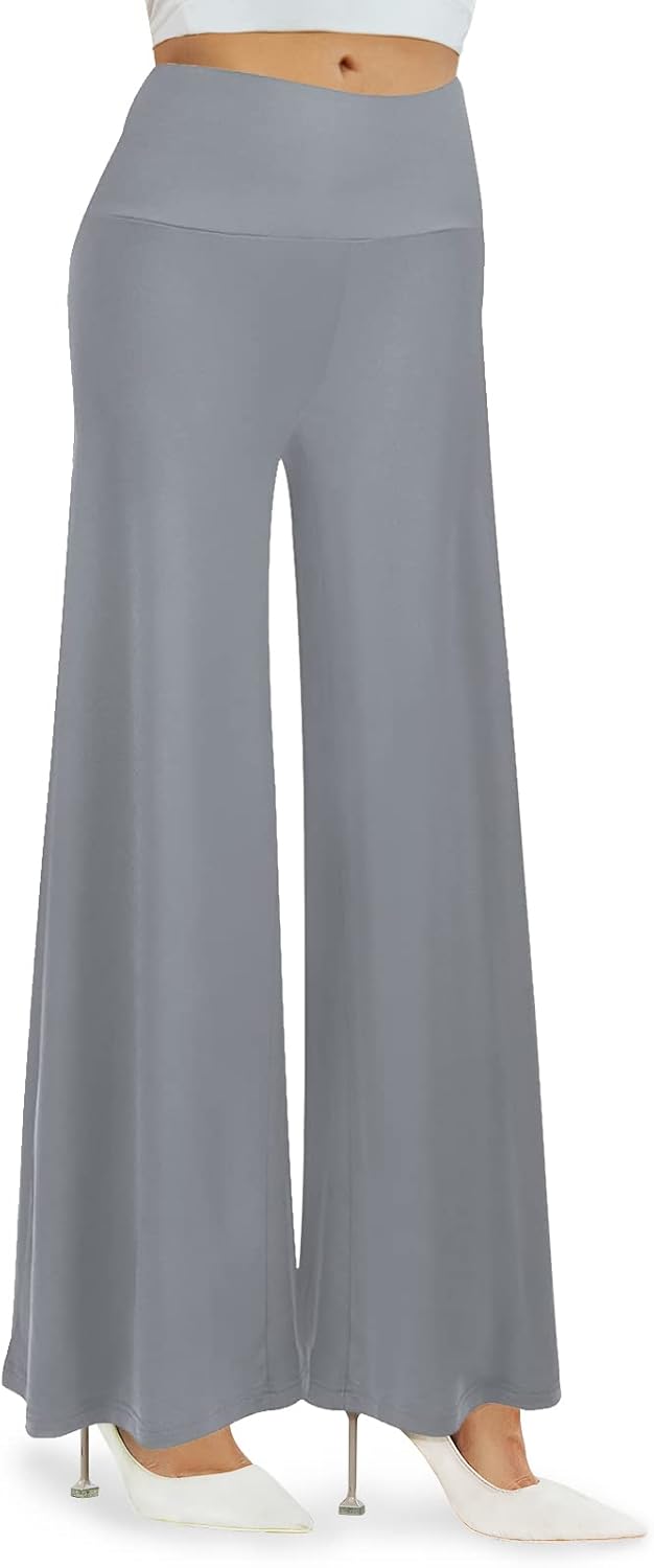 Women's Stretchy Wide Leg Palazzo Lounge Pants Casual Comfy