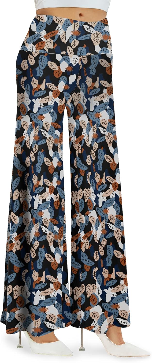 Women's Stretchy Wide Leg Palazzo Lounge Pants Casual Comfy