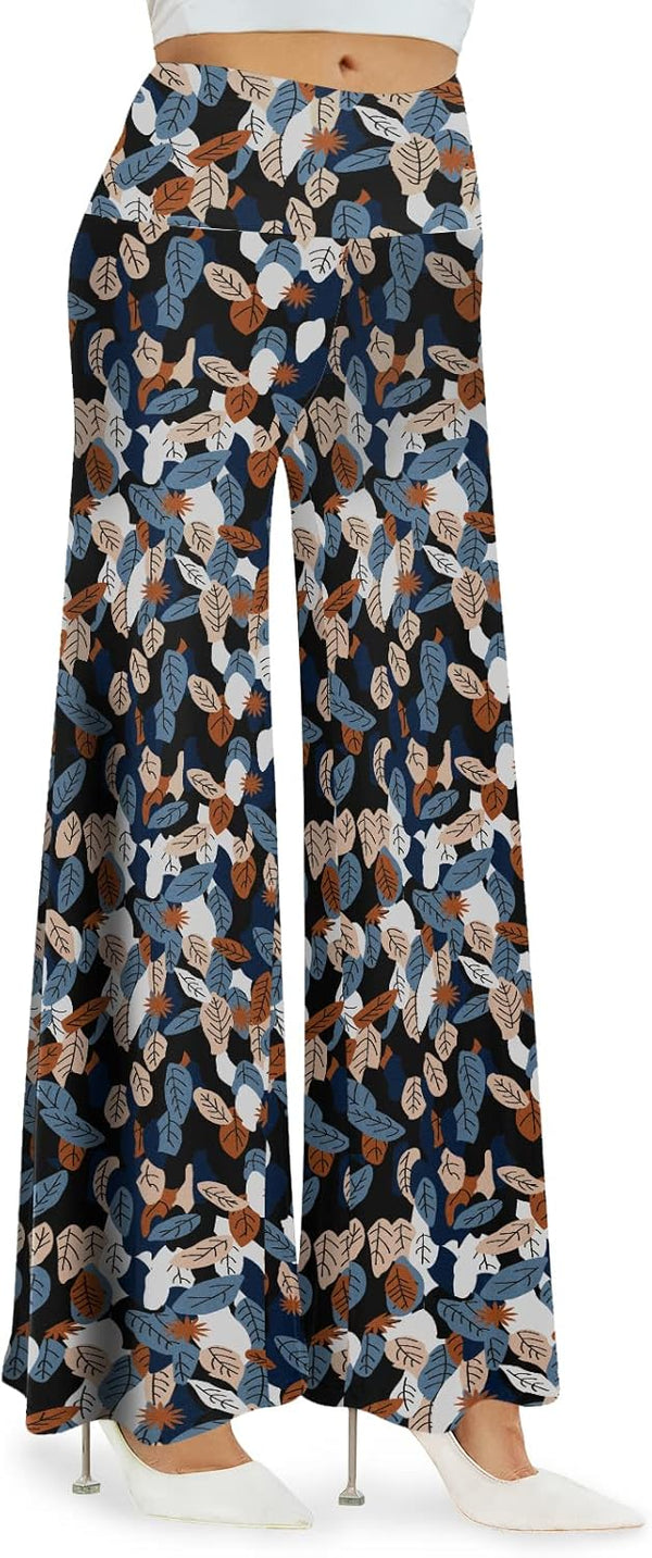 Women's Stretchy Wide Leg Palazzo Lounge Pants Casual Comfy