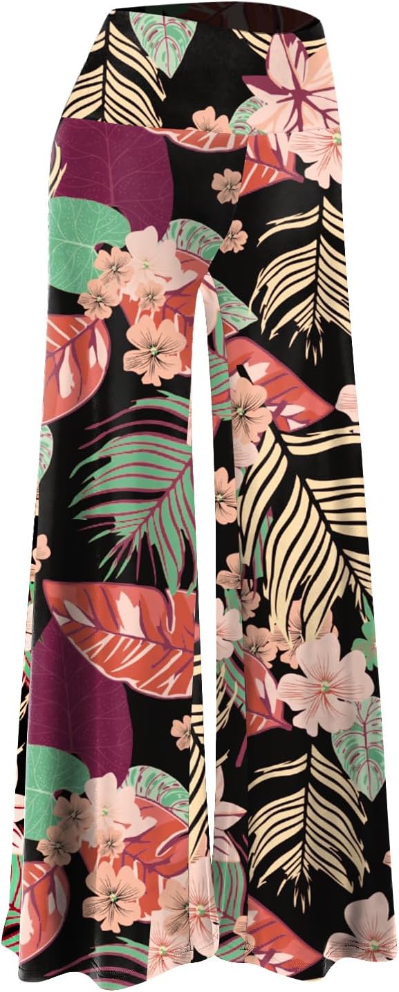 Women's Stretchy Wide Leg Palazzo Lounge Pants Casual Comfy