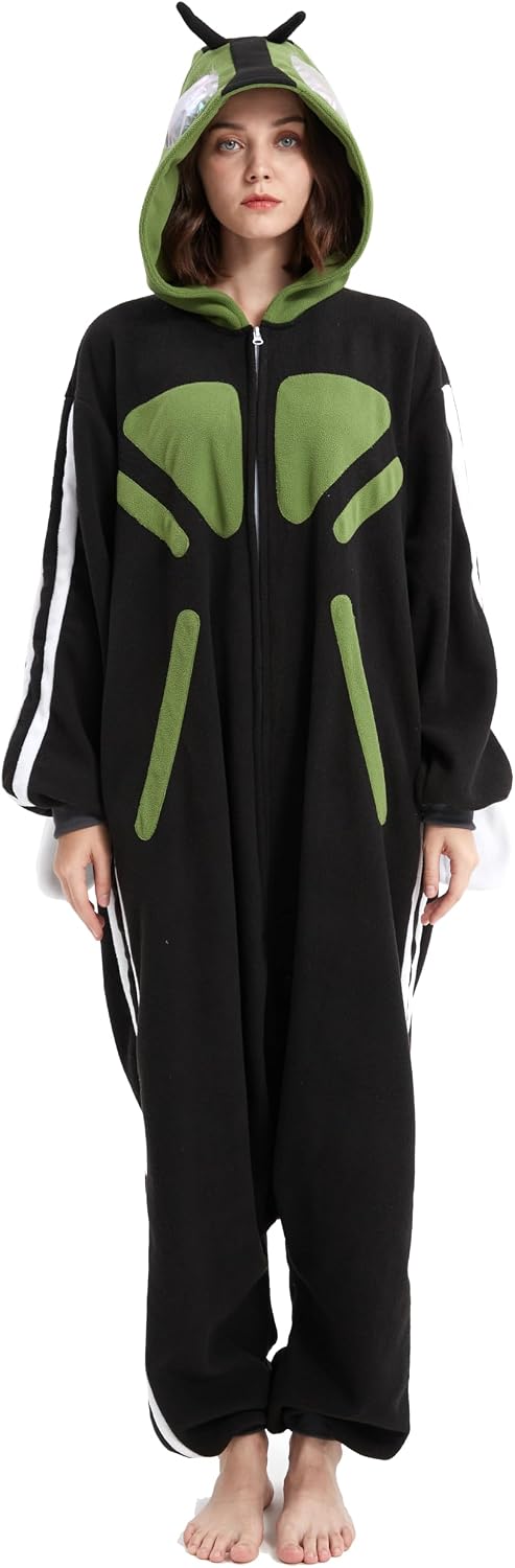 SAMGU Adult Onesie Animal Halloween Cosplay Costume One Piece Pajamas for Women and Men